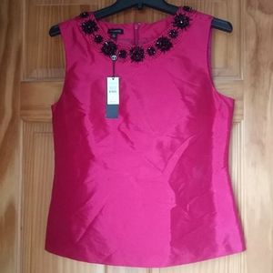 Talbot Cranberry / Wine Silk Floral Bead Beadazzle…